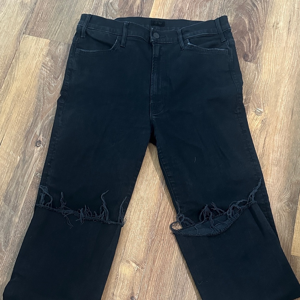 Mother the hustler ankle fray size 31. Color Not Guilty